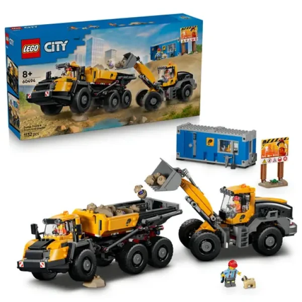 LEGO® City 60494 Sklápěč a čelní nakladač