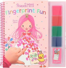 Princess Mimi, 3500970, Fingerprint fun, omalovánky s prstovými barvami, Mimi a přátelé