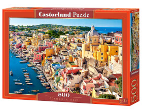 Puzzle Castorland 500 dílků - Corricella, Itálie