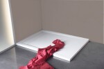 POLYSAN - VARESA sprchová vanička z litého mramoru se záklopem, obdélník 120x80cm, bílá 71604