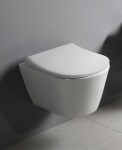 Cenově zvýhodněný závěsný WC set SAT do lehkých stěn / předstěnová montáž + WC Glacera Ava SIKOSSAVA70K SIKOSSAVA70K