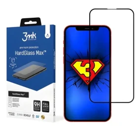 3mk HardGlass Max černá / Ochranné sklo na displej / Apple iPhone 13 Pro Max/14 Plus 6,7" / FullScreen / 9H