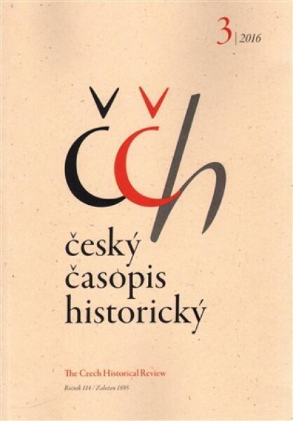 Český časopis historický 3/2016