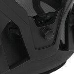 Kancelářská židle, výškově nastavitelná, černá látka, KA-R223 BK