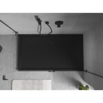 MEXEN - Flow sprchová vanička obdélníková slim 70 x 150, černá mat 46R707015