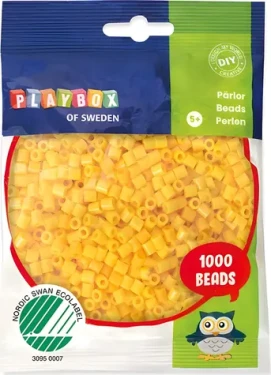 PLAYBOX Zažehlovací korálky žluté (2456538)