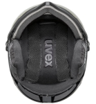 Lyžařská helma Uvex WANTED VISOR PRO V S1-S3, black Helmy vel.: L/58-61