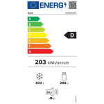 Bosch lednice s mrazákem dole Kgn392wdf