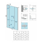 REA - Rozšiřující stěna 30 HUGO černý REA-K6606