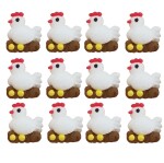 Fagoš Cukrové ozdoby Slepička bílá 12 ks