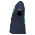 Geografické Norsko Jakado DB 254 M SY10074H/GN-Navy Tričko s