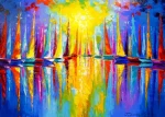 ENJOY Puzzle Duhové plachetnice