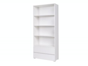 Knihovna Cosmo C3 Barva korpusu: Bílá, Rozměry: 92 cm