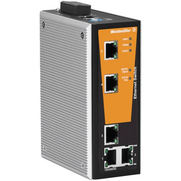 Weidmüller 1504310000 IE-SW-VL05MT-5TX průmyslový ethernetový switch 10 / 100 MBit/s
