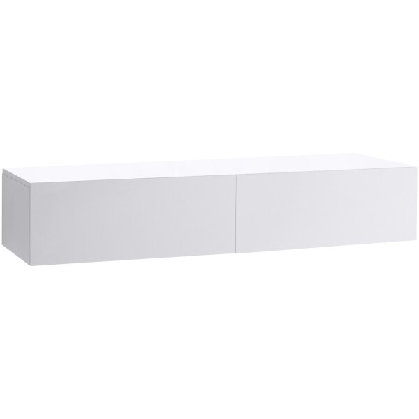 CERANO - Koupelnová skříňka pod nástěnné umyvadlo/doplňková Noira - bílá matná - 120x28x43 CER-8050BD7606