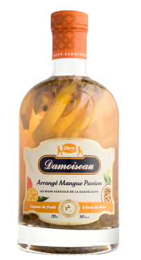 Damoiseau arrangés „ Mangue Passion ” flavored Guadeloupe rum 30% vol. 0.70 l