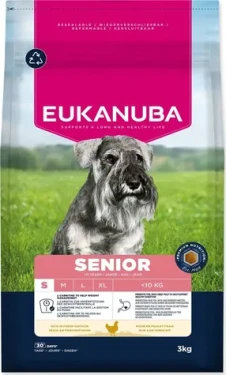 Eukanuba Senior Small / Granule / pro seniory malých a miniaturních plemen / kuřecí / 3 kg (1724-279478)
