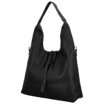 Módní dámská koženková kabelka na rameno Marixa, černá