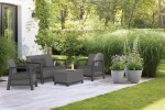 KETER SCANDI LINEA SET - Mountain Grey/Grafit