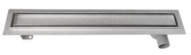 AQUALINE - PAVINO nerezový podlahový žlab s roštem pro dlažbu, L-860, DN50 2710-90