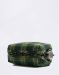 Topologie Bottle Sacoche Large Green Check Check Wool