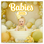 Kalendář 2025 poznámkový: Babies Věra Zlevorová, 30 30 cm