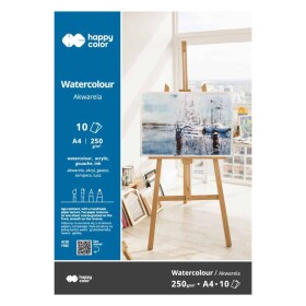Happy Color Akwarel blok A4 250 g 10 listů