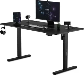 SENSE7 Nojo Pracovní stůl černá / elektricky nastavitelná výška / 140 x 70cm / nosnost 80kg (5902659846990)