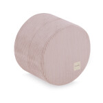 PLUSH NEST PLUSH NEST Podlahový puf kulatý Prémiový manšestr světle růžový Ø 40 × 30 cm