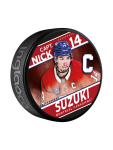 Inglasco / Sherwood Puk Montreal Canadiens Nick Suzuki Captain Collection