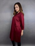 HOSH Mikinové šaty Mirela Velikost: UNI, Barva: Vínová