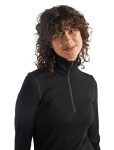 Dámské merino tričko s dlouhým rukávem ICEBREAKER Wmns 260 Tech LS Half Zip, Black velikost: M