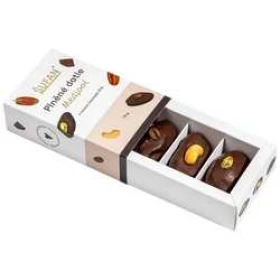 Šufan Plněné datle Medjool v 70% čokoládě 75g
