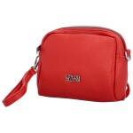 Stylová dámská mini koženková crossbody kabelka Fehmi, červená