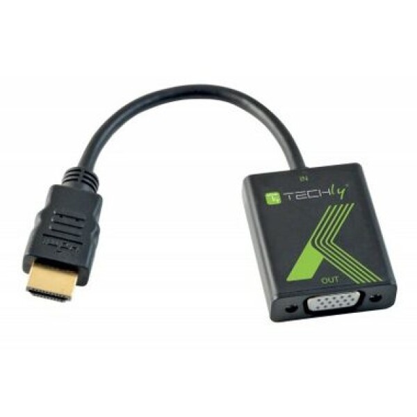 Techly IDATA-HDMI-VGA2 Redukce VGA F - HDMI M (IDATA-HDMI-VGA2)