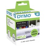 Dymo 89mm 36mm, bílé,