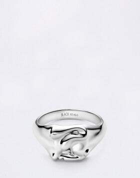 Maria Black Rabbit Mini Signet Ring Silver Silver 52