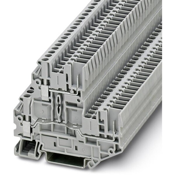 Phoenix Contact 3060351 dvojitá svorka 5.2 mm šroubovací šedá 50 ks