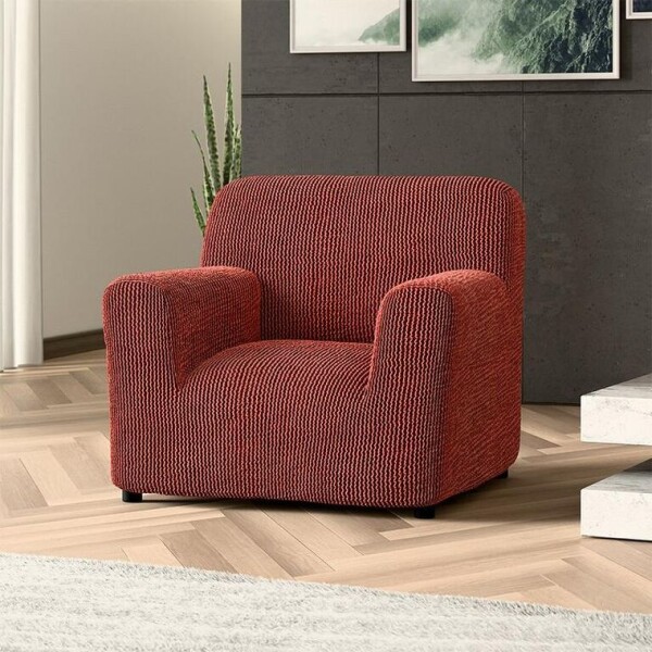 Bielastické potahy COSTINA měděná křeslo (š. 60 - 110 cm)