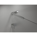 MEXEN/S - Lunar L sprchové dveře křídlové pravé 90 cm, transparent, chrom 834L-090-000-01-00-P