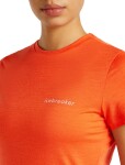 Dámské merino triko s krátkým rukávem ICEBREAKER Wmns 150 TechLite SS Tee icebreaker, Fervid velikost: L