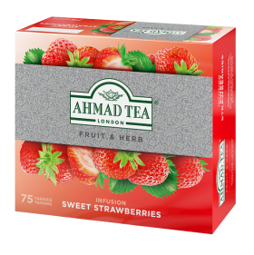 Ahmad Tea | Sweet Strawberries | 75 sáčků (s úvazkem)