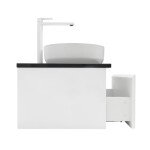 Koupelnová skříňka s krycí deskou SAT B-WAY 79x30x45 cm bílá lesk BWAY80WTKUB BWAY80WTKUB