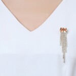 Brož Swarovski Elements Bazziolita, Oranžová