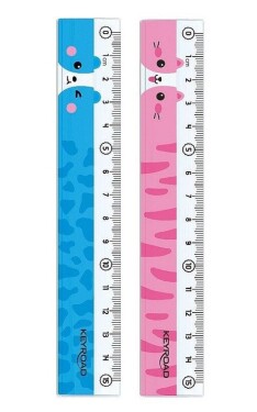 Pravítko KEYROAD Zvířátka, 15cm (mix)