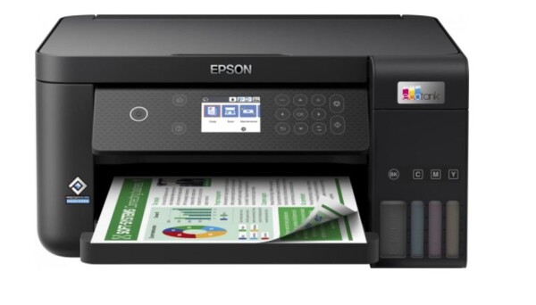 Epson EcoTank L6260 černá / Inkoustová multifunkce / A4 / 33ppm / 4800x1200dpi / tisk skenování kop. / USB / Wi-Fi (C11CJ62402)