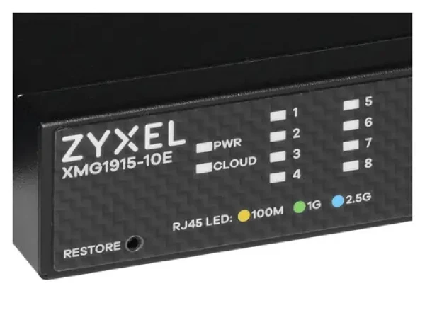 ZyXEL XMG1915-10E / Switch Managed L2 / 8x 2,5GbE RJ-45 / 2x 10G SFP+ / fanless (XMG1915-10E-EU0101F)
