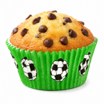 Cake star papírové košíčky na muffiny a cupcakes barevné 50x30 mm 100ks-vzor 1