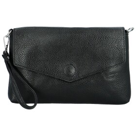 Stylová dámská koženková crossbody kabelka Loren, černá