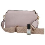 Stylová dámská koženková crossbody kabelka Ebbas, fialová